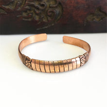 Load image into Gallery viewer, Nepal Red Copper Open Cuff Bangle
