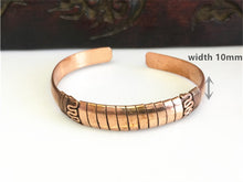 Load image into Gallery viewer, Nepal Red Copper Open Cuff Bangle Width (10mm)
