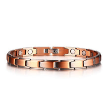 Load image into Gallery viewer, Vinci Pulsera Copper Magnetic Womens Bracelet
