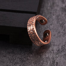 Load image into Gallery viewer, Vinci Vintage Magnetic Pure Copper Ring double magnets

