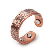 Load image into Gallery viewer, Vinci Vintage Magnetic Pure Copper Ring

