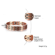Load image into Gallery viewer, Vinci Melo copper bracelet specs
