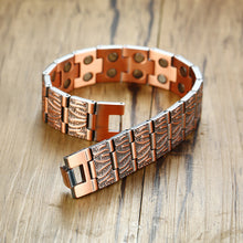 Load image into Gallery viewer, Vinci Incarnate Double Strength Copper Bracelet Unclasped
