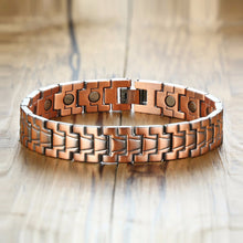 Load image into Gallery viewer, Vinci Scales Magnetic Copper Bracelet from Copper Town USA
