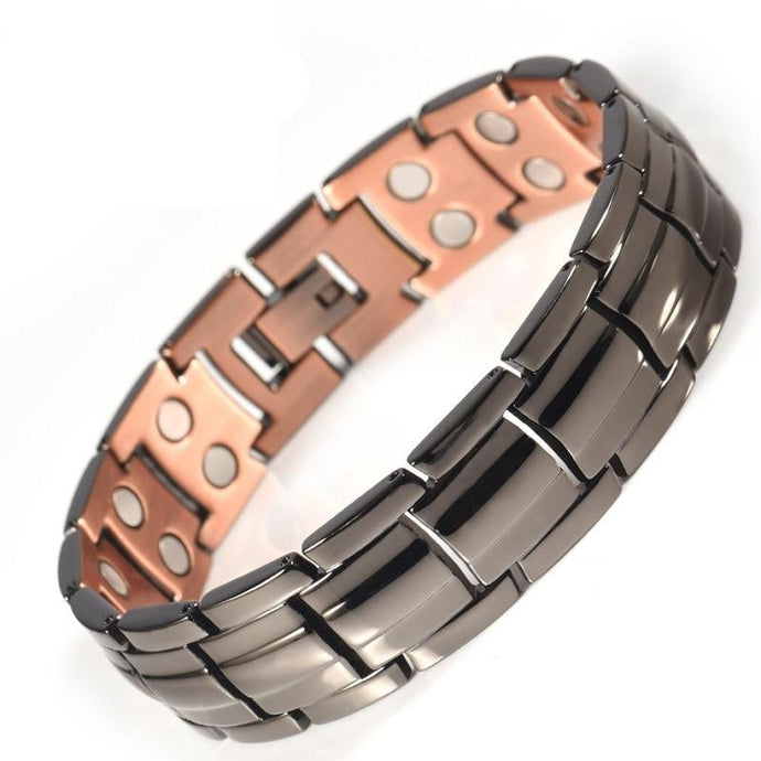 Black Copper Magnetic Bio Energy Bracelet from Copper Town USA