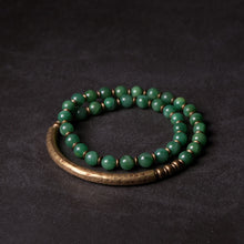 Load image into Gallery viewer, Multi-Layered Stone Handcrafted Copper Bracelet
